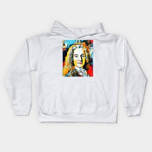 Voltaire Abstract Portrait | Voltaire Artwork 2 Kids Hoodie